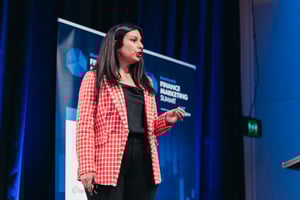 Tara Ness presenting keynote
